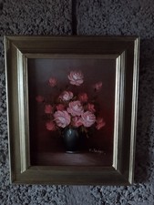 Oil On Board and Gold Gilt