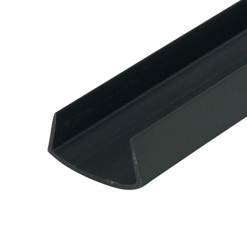 Plastics black styrene - plastics, 1"
