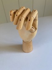 articulated wooden hand