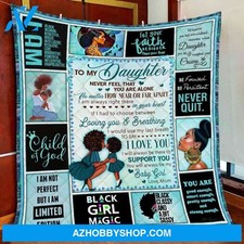To My Daughter Blanket From