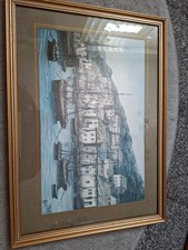 Artist Print Of Boats In A Bay