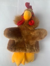 Soft Plush Chicken Rooster Hand Puppet By Lanco Line / Storysack  Bury England