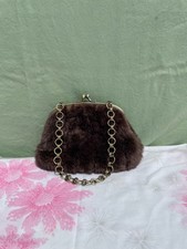 Faux fur evening bag 1920