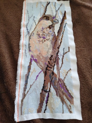 Finished cross stitch picture
