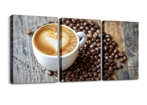 Modern coffee canvas - coffee, art