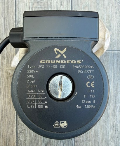 Grundfos type ups - type, 25-60