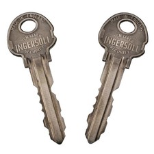 INGERSOLL Security Keys x Two - Vintage Key x 2 - Ingersoll Key - ref.k443