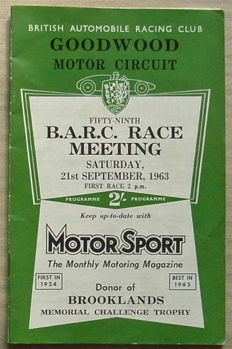 Goodwood sep 1963 59th barc - 21,