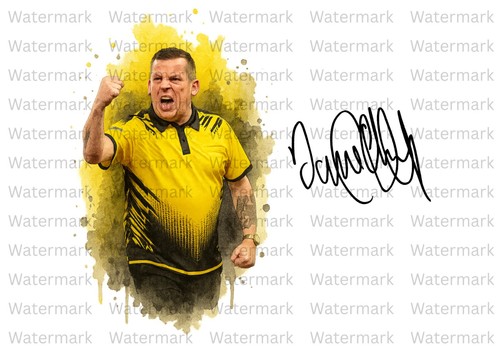 Dave chisnall darts signed - dave,