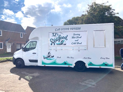 Catering van truck seafood - catering, van/truck