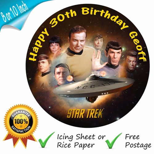 Star trek cake - trek, topper