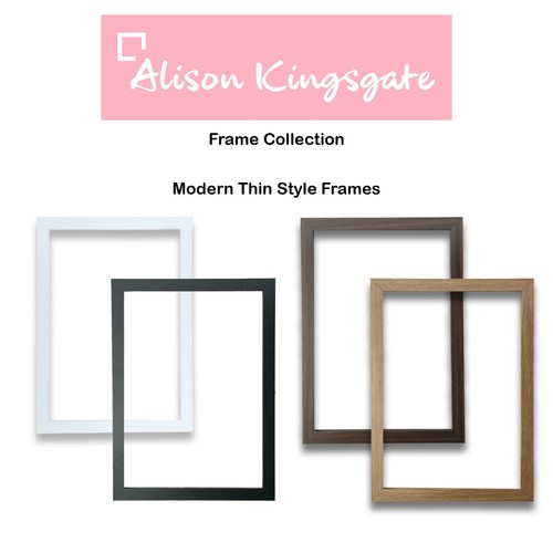Thin black photo frames a3 - a2,