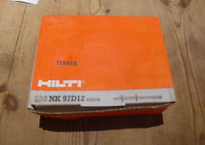 100 X  HILTI NK 97 D12 , DX 400 / 450 Heavy Duty Steel Concrete nails