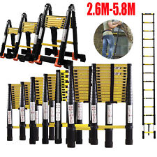 2.6M-5.8M Multi-Purpose Aluminum Telescopic Ladder Collapsible Extension Ladder