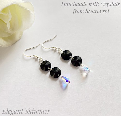 925 silver earrings - earrings, with