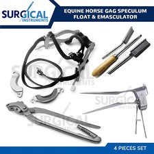 4 Pcs Equine Horse Speculum