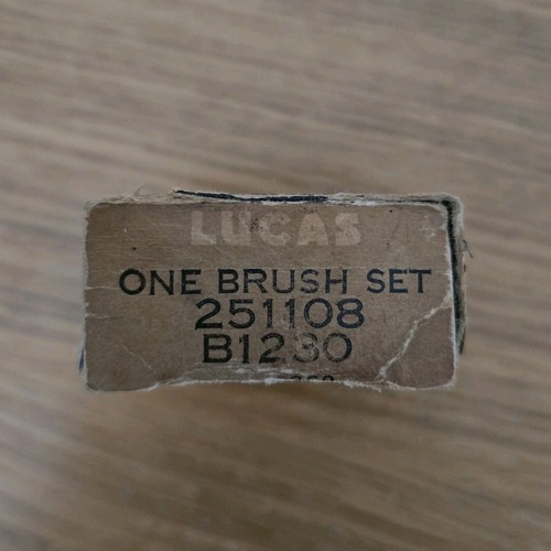 Vintage lucas brush set - vintage,