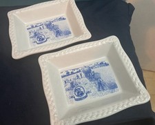 Collectible white & blue