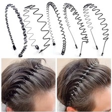 Black metal sports - sports, hairband