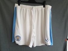 Manchester city home shorts - city,