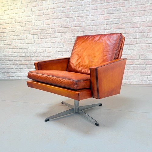 Vintage 1970s danish - vintage, cognac