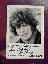Doctor Who Tom Baker Signed