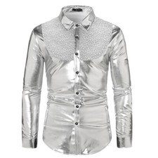 Mens Sequin Shirt Party