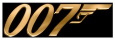 JAMES BOND 007 GOLD LOGO ENTRANCE SIGN THEME NIGHTS PARTIES DANIEL CRAIG CANVAS 