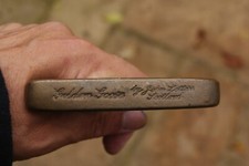 v JOHN LETTERS GOLDEN GOOSE  vintage Bronze Putter 36"
