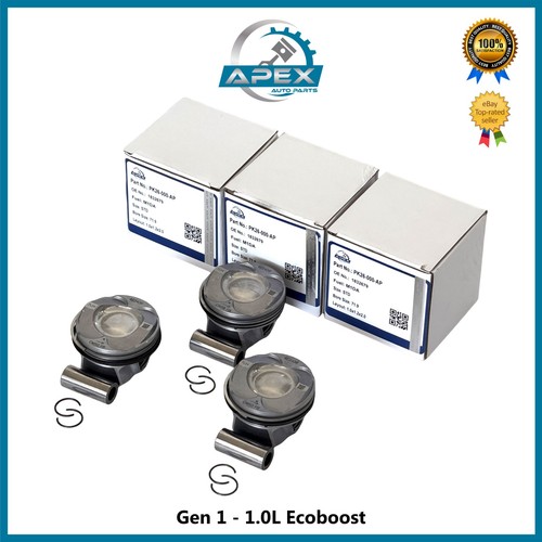 Set pistons with rings - 3,