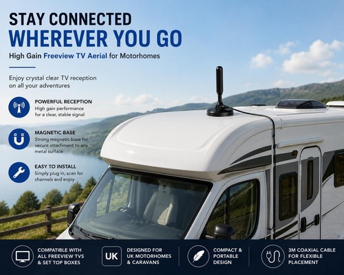 Magnetic freeview aerial - freeview, tv