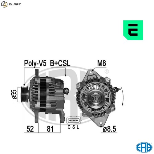 Alternator 209355a for subaru - alternator,