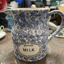 Vintage Frederick Rathbone Burgess Chintz Middleport Pottery Large Milk Jug A/f