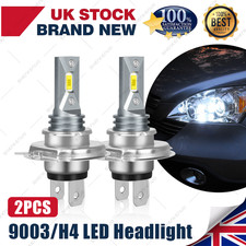 For Talbot Express - Pair H4 White Xenon LED Headlight Bulbs Low/Dip Beam 6000K