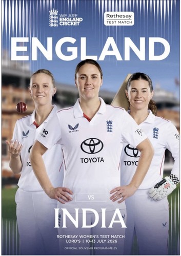 Programme cricket women - programme,