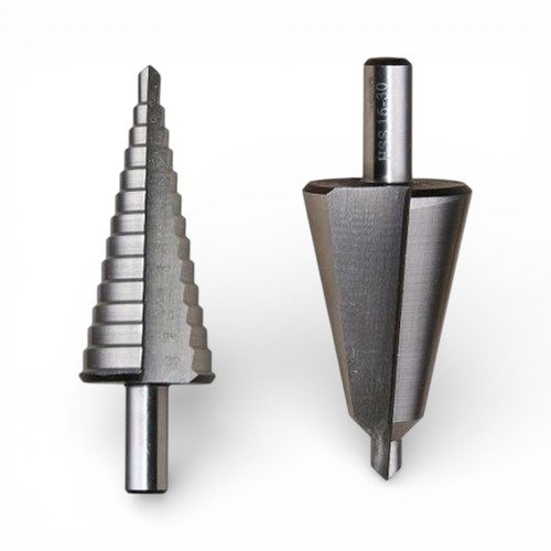 Conical step drill - step,