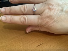 Sterling Silver Aurora Borealis Ring