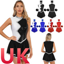 UK Womens Cheerleading Dance Costume Schoolgirl Cheer Leader Competition Outfits