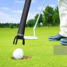 1 Golf Ball Retriever Picker Upper For Putter Black  Cup Ball Grabber