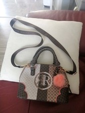 NWOT RIVER ISLAND BROWN FAUX LEATHER GRAB. SHOULDER, CROSSBODY HANDBAG