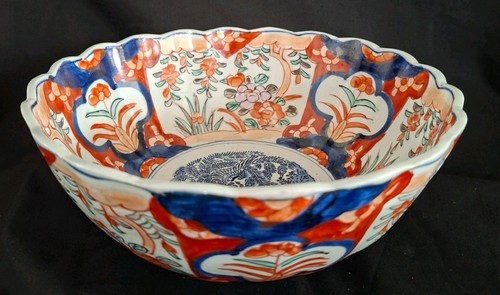 Japanese imari scalloped edge - imari,