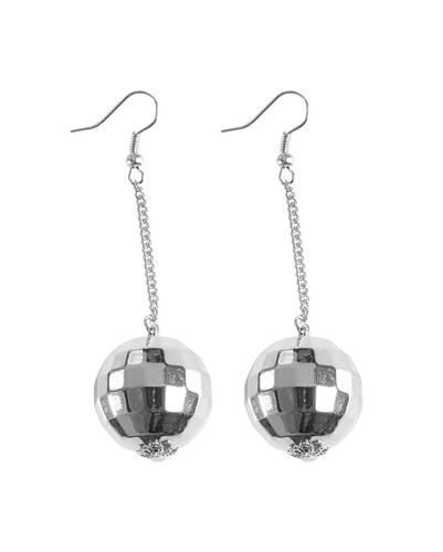 Disco ball earrings costume - disco, as