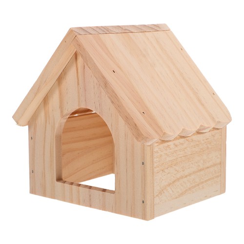 Wooden hamster house houses - house,