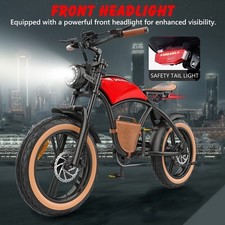 20" Fat Tire Mountain Electric Bike 48V 13Ah Rapid Electric Bicycle Hidoes B10