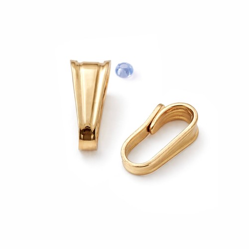 14k gold filled snap open - gold,