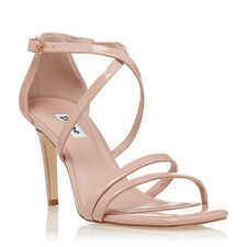DUNE LONDON MUSICAL BLUSH PATENT SANDALS HEELS SIZE 8 EU 41 RRP £75.00