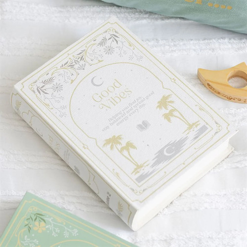 White book shaped storage - white, box