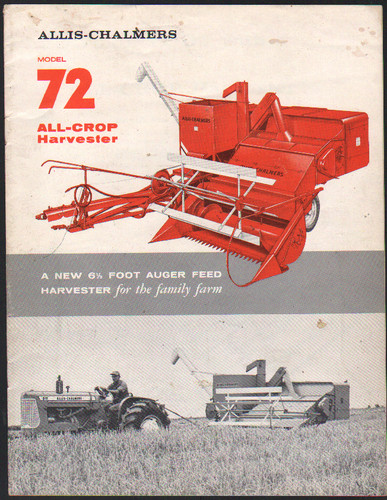 Allis chalmers model - "model, 72"