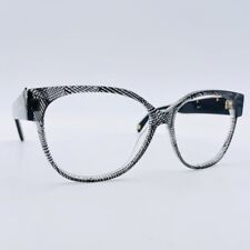 BALMAIN eyeglasses BLACK PATTERN CATS EYE glasses frame MOD: RUBBED AWAY
