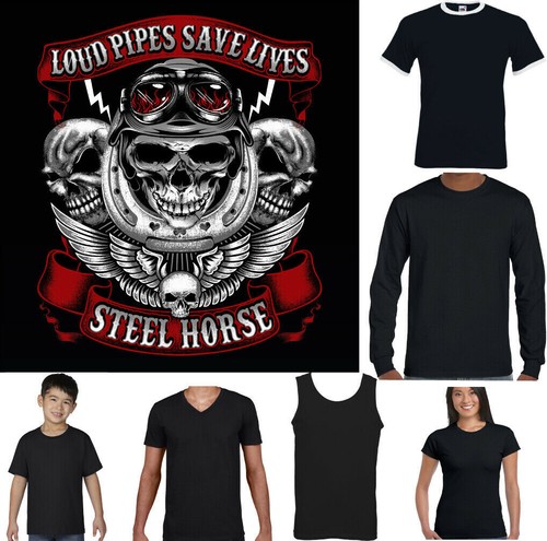 Loud pipes saves lives - pipes, t-shirt